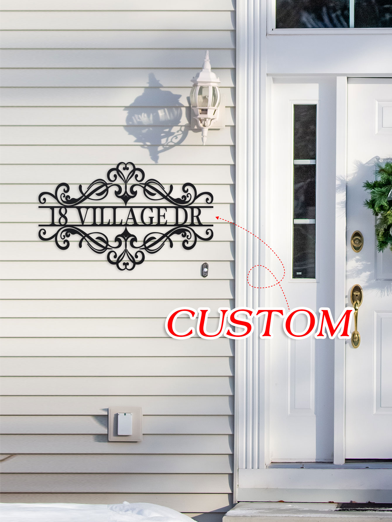 Personalized Metal Name Sign - - đánh giá và giá Outdoor Furniture Metal